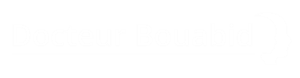 Logo docteur hocine bouabid blanc